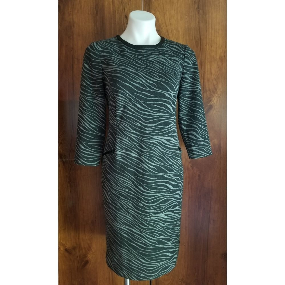 🆕 Talbots Zebra Print Sheath Dress